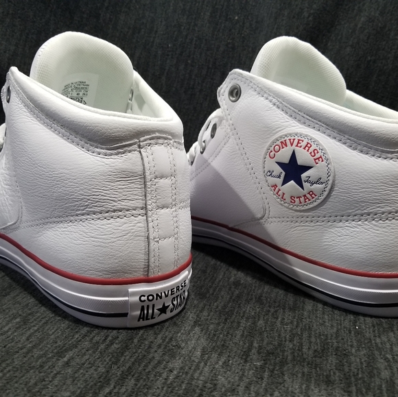 SOLD Converse Chuck Taylor All Star Leather Mid - Picture 3 of 7